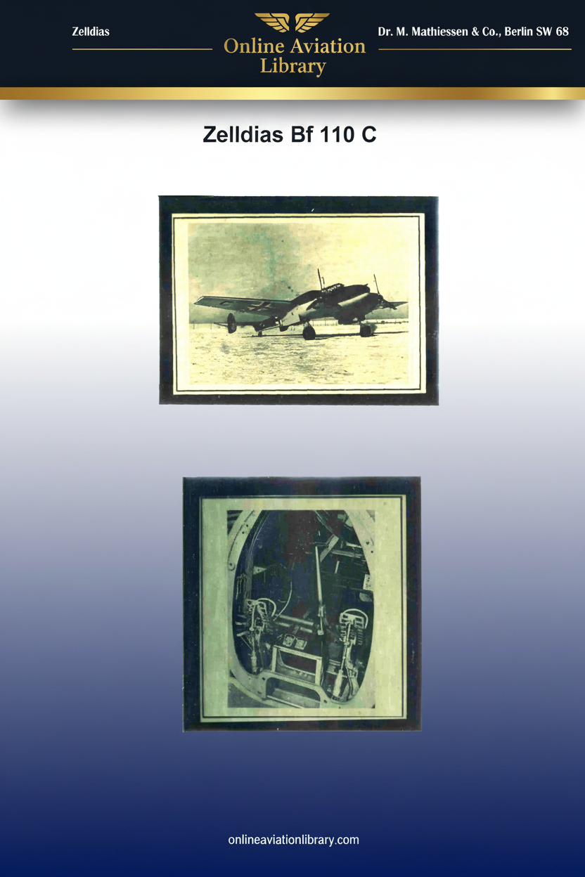 Bf 110 C Zelldias Cover Page