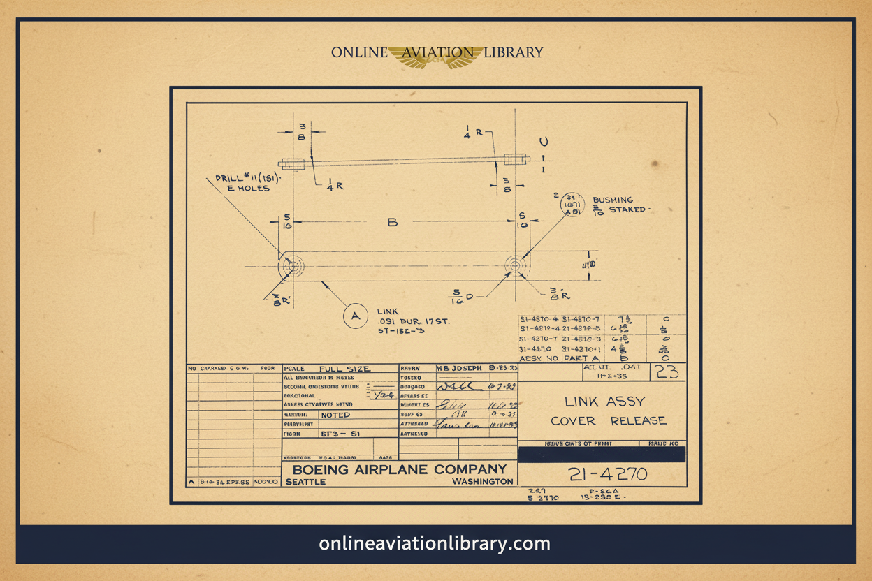 Boeing Assembly Drawing gray00620