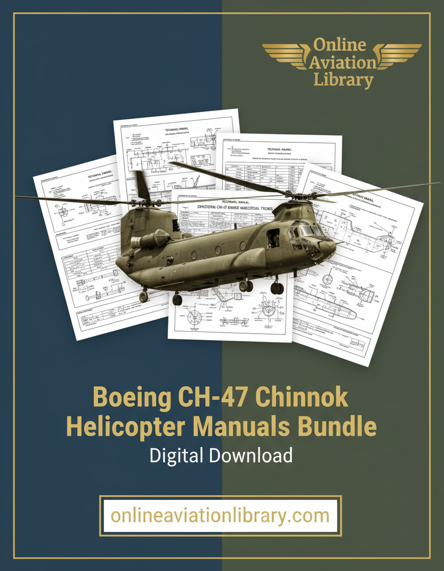 Boeing CH-47 Chinook Helicopter Manuals Bundle Promotional Banner