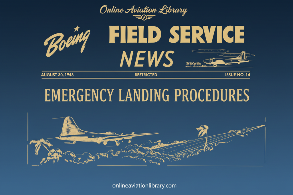 Boeing Field Service News Cover Page