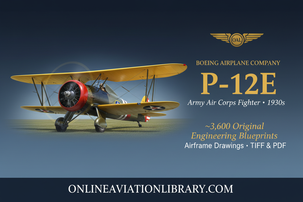 Boeing P-12E Army Banner