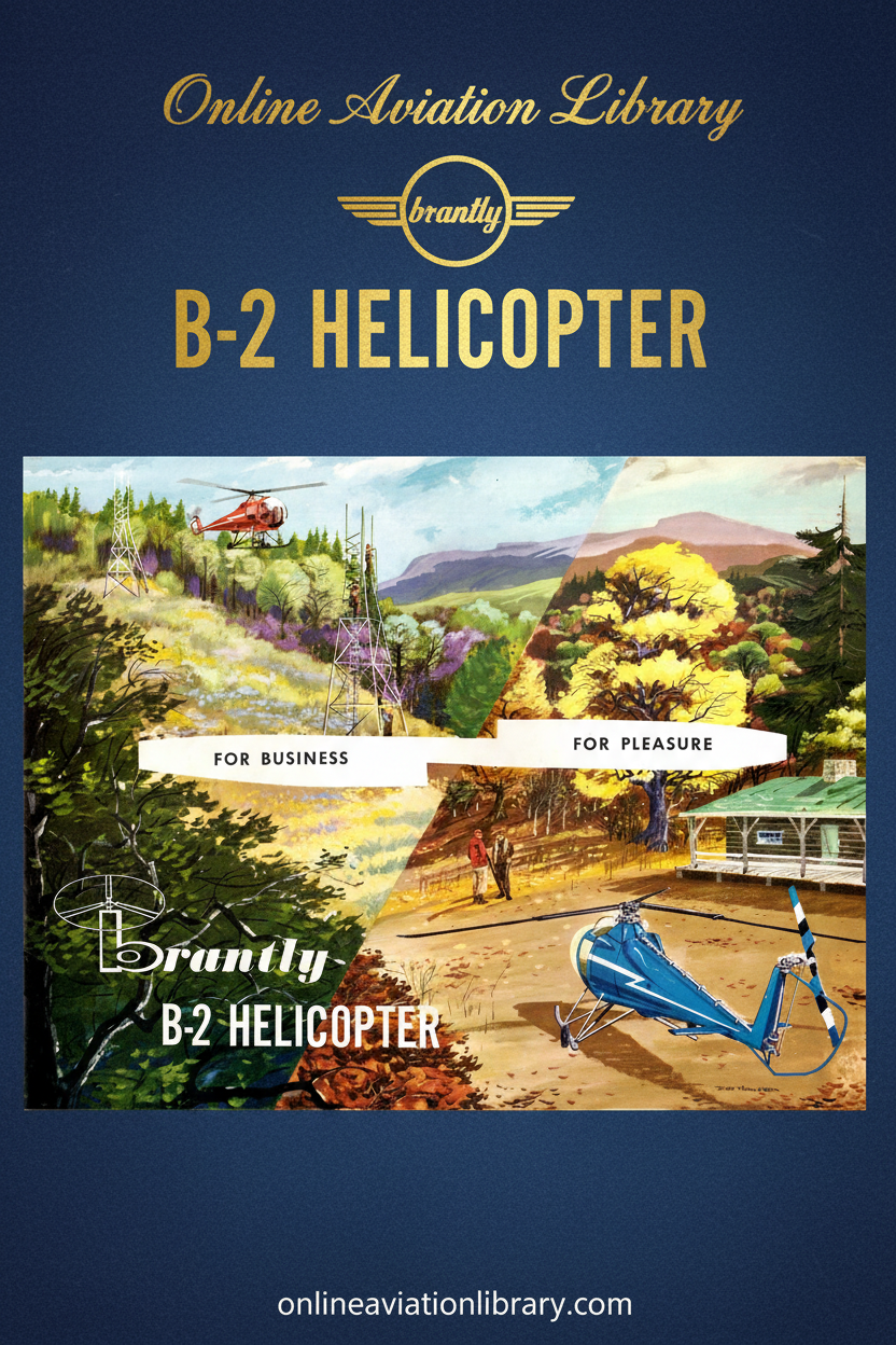 Brantly B-2 Helicopter Brochure Cover Page