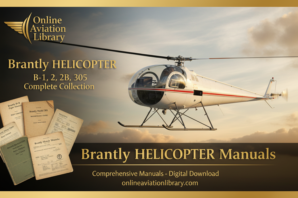 Brantly Helicopter Manuals LB4 Banner 1