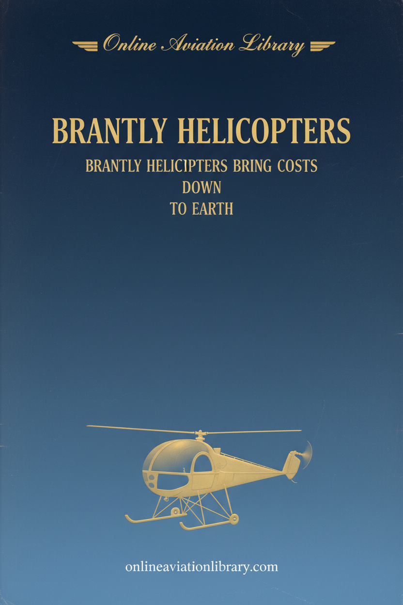 Brantly Helicopters Brochure Cover Page
