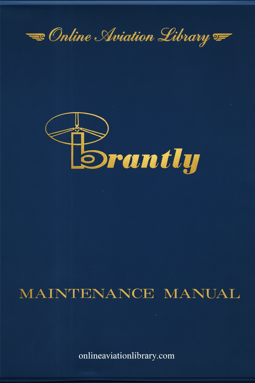 Brantly Maintenance Manual Cover Page