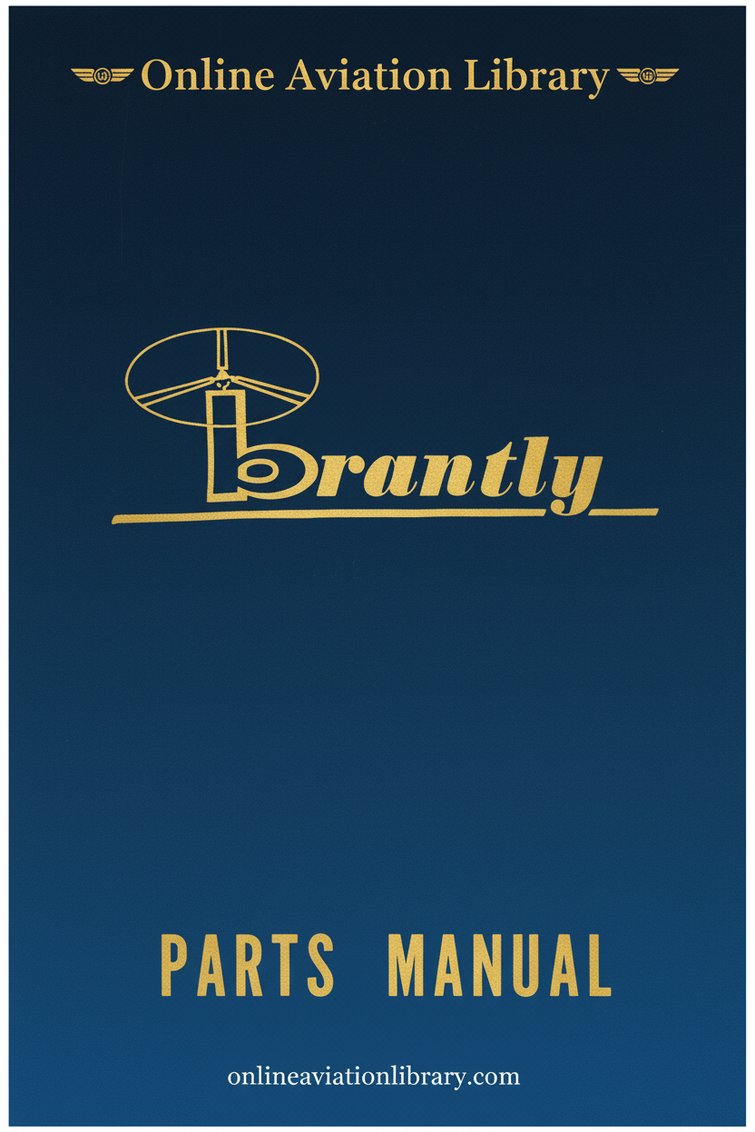 Brantly Parts Manual Cover Page