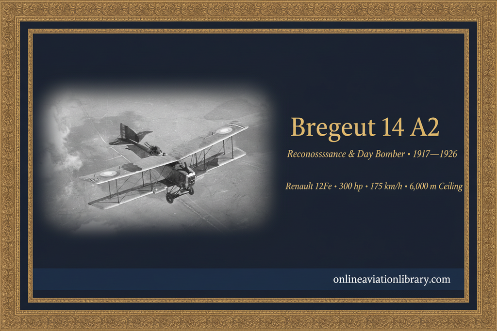 Breguet 14 A2 — Wide Leaderboard, wartime aerial