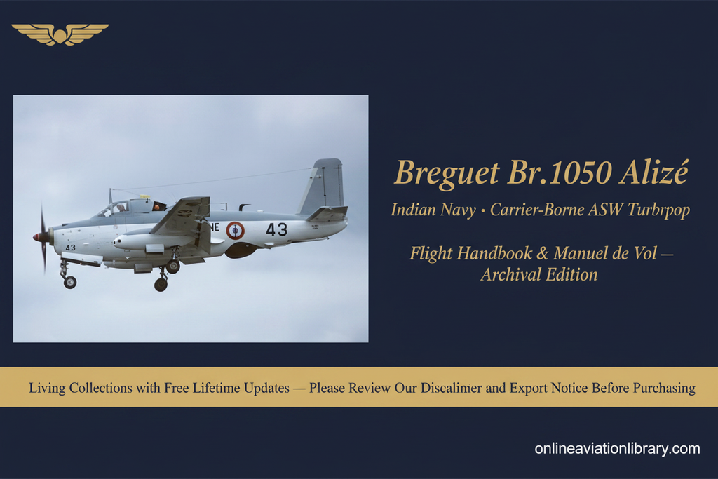 Breguet Br.1050 Alizé — Indian Navy Approach Banner