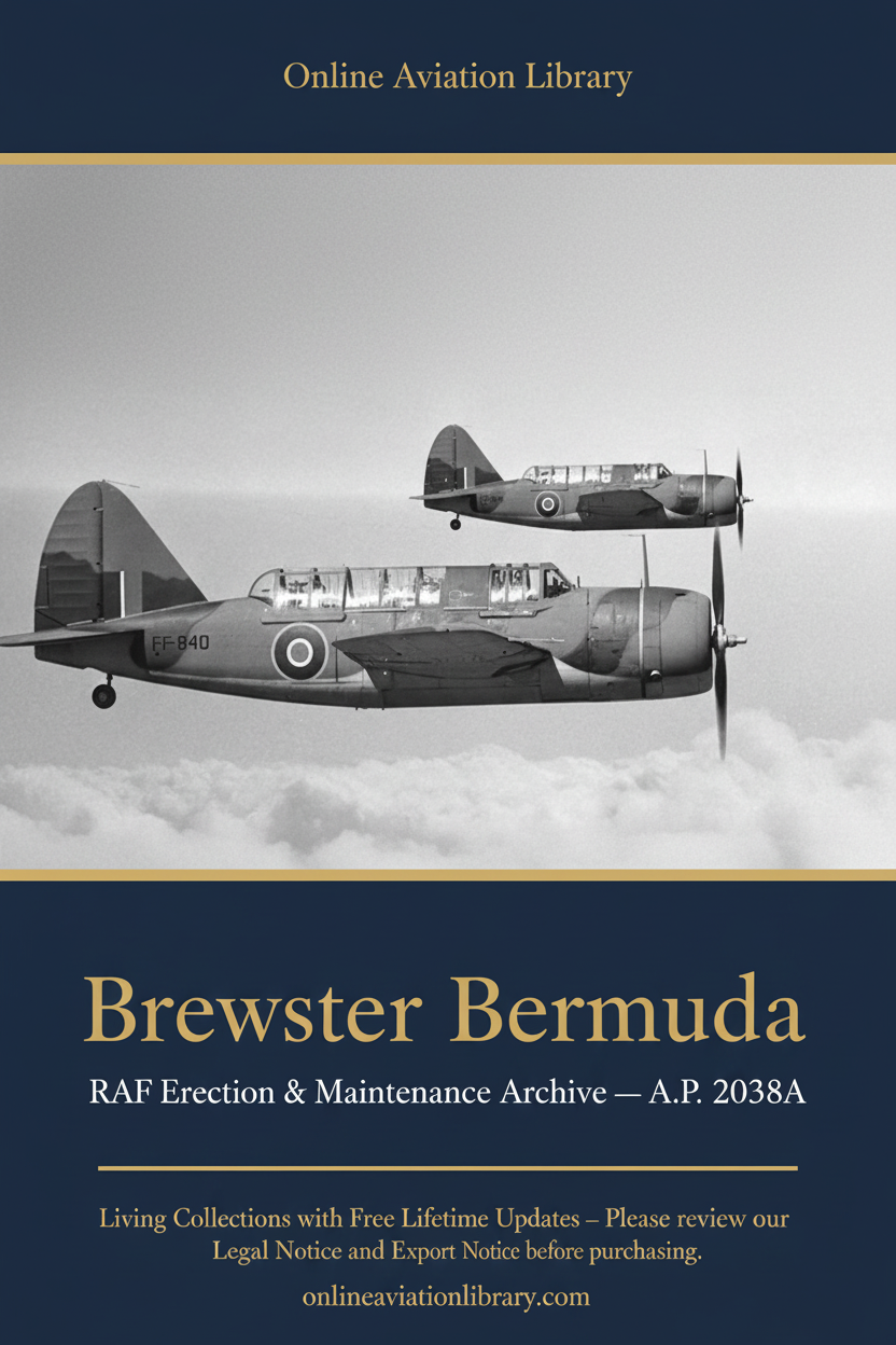 Brewster Bermuda — RAF Formation Portrait Banner