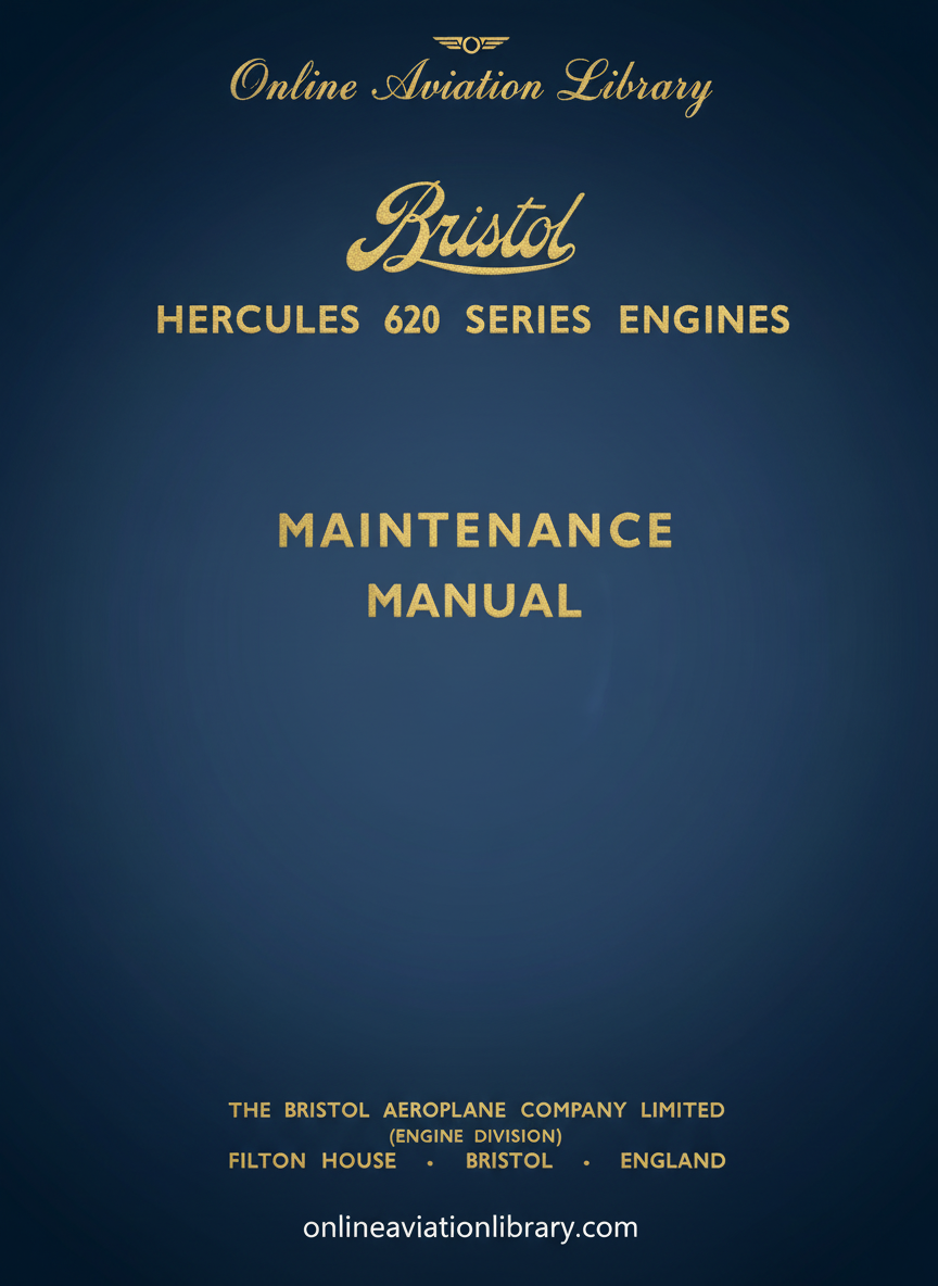 Bristol Hercules 620 Series Maintenance Manual Cover
