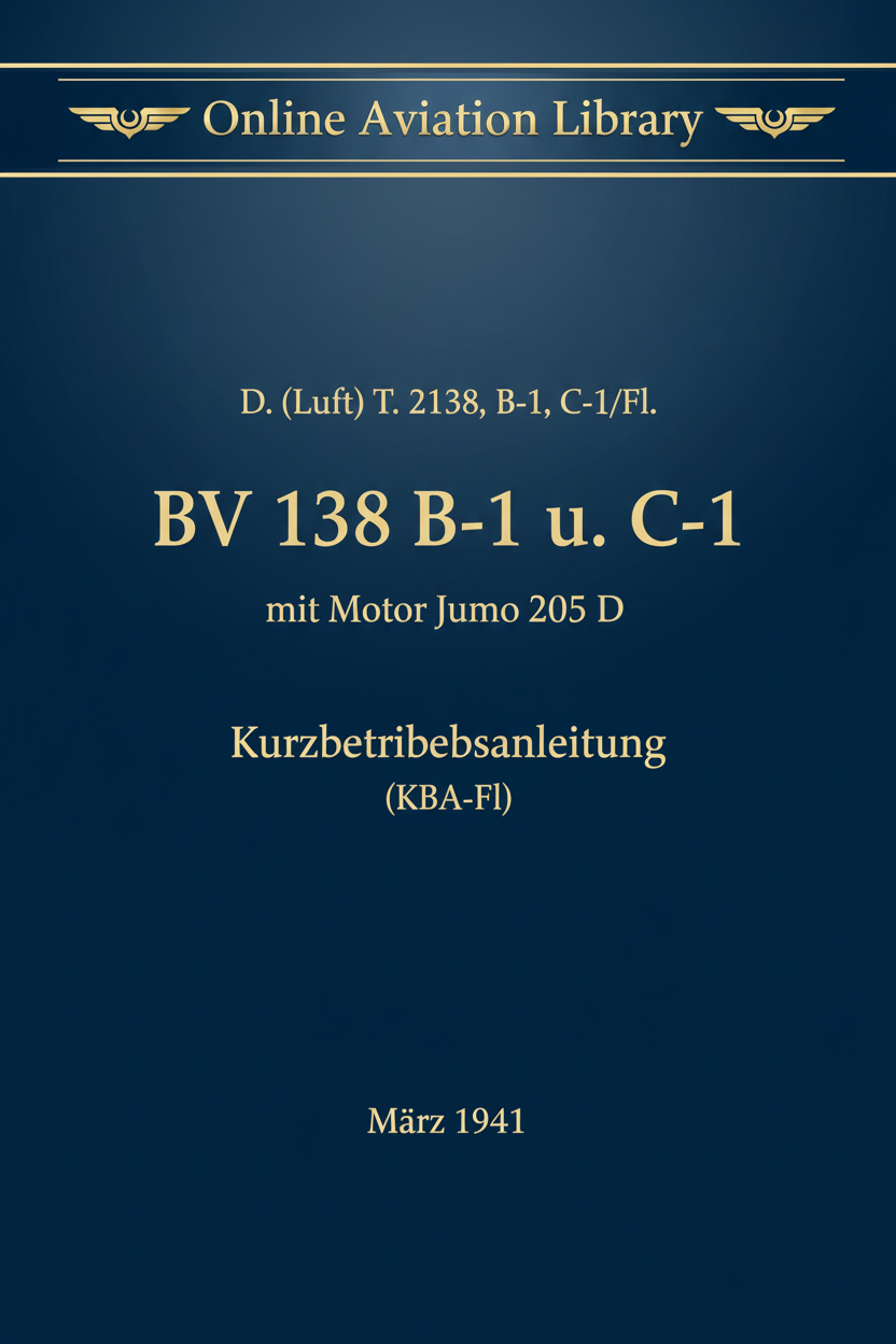 BV 138 B-1 u. C-1 KBA-Fl Cover Page