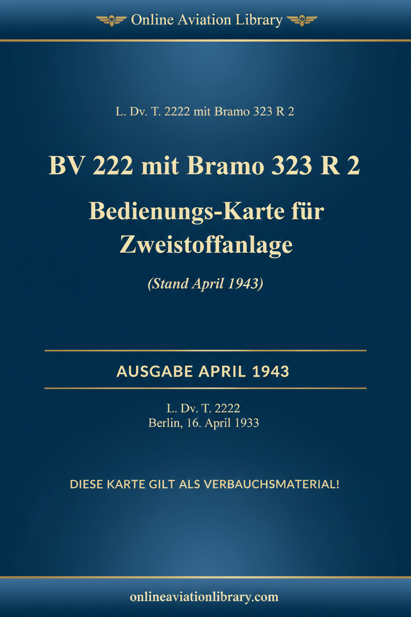 BV 222 Bramo 323 R2 Cover Page - Text Only