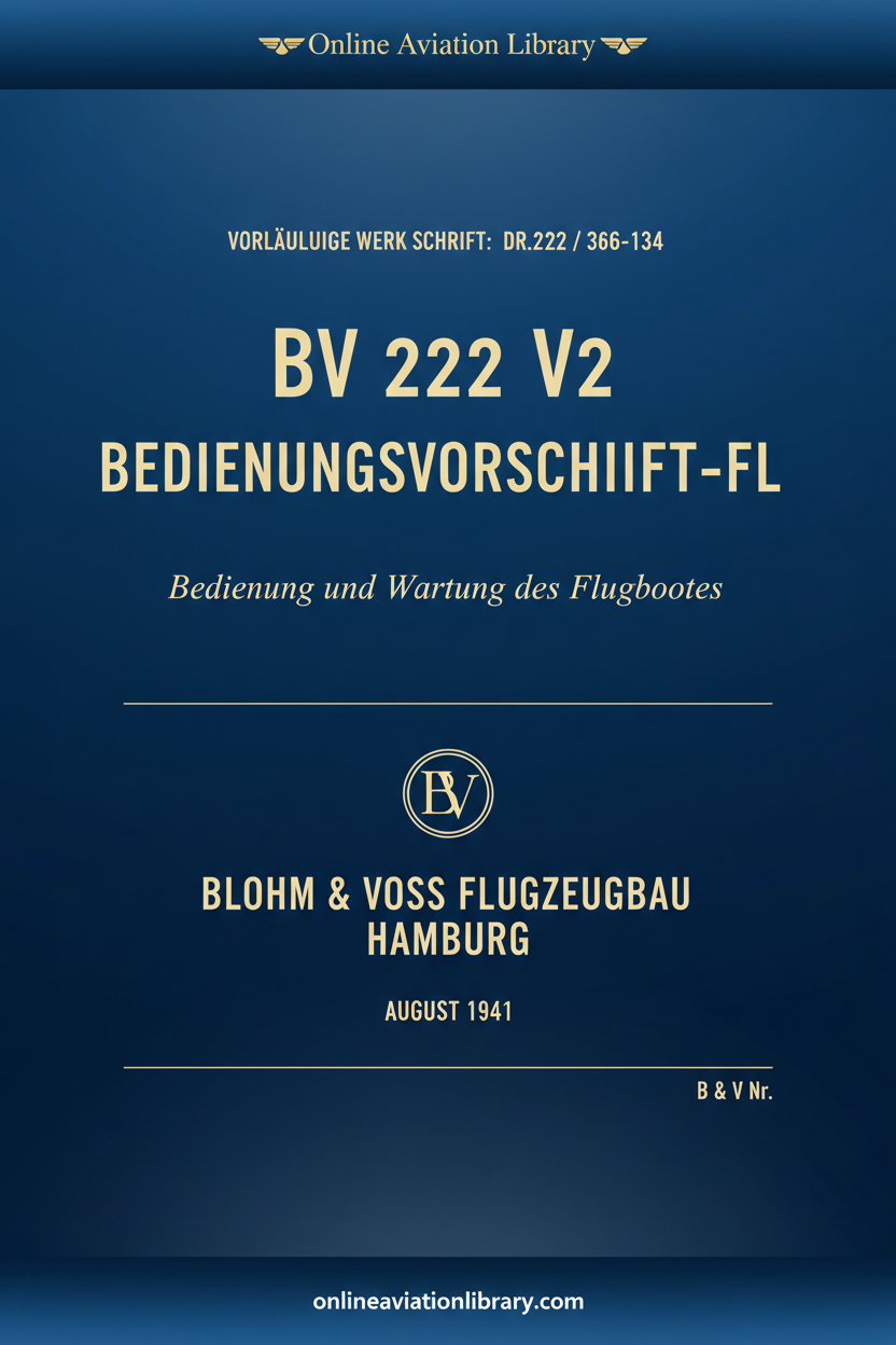 BV 222 V2 Bedienungsvorschrift-FL - Text Only Cover Page
