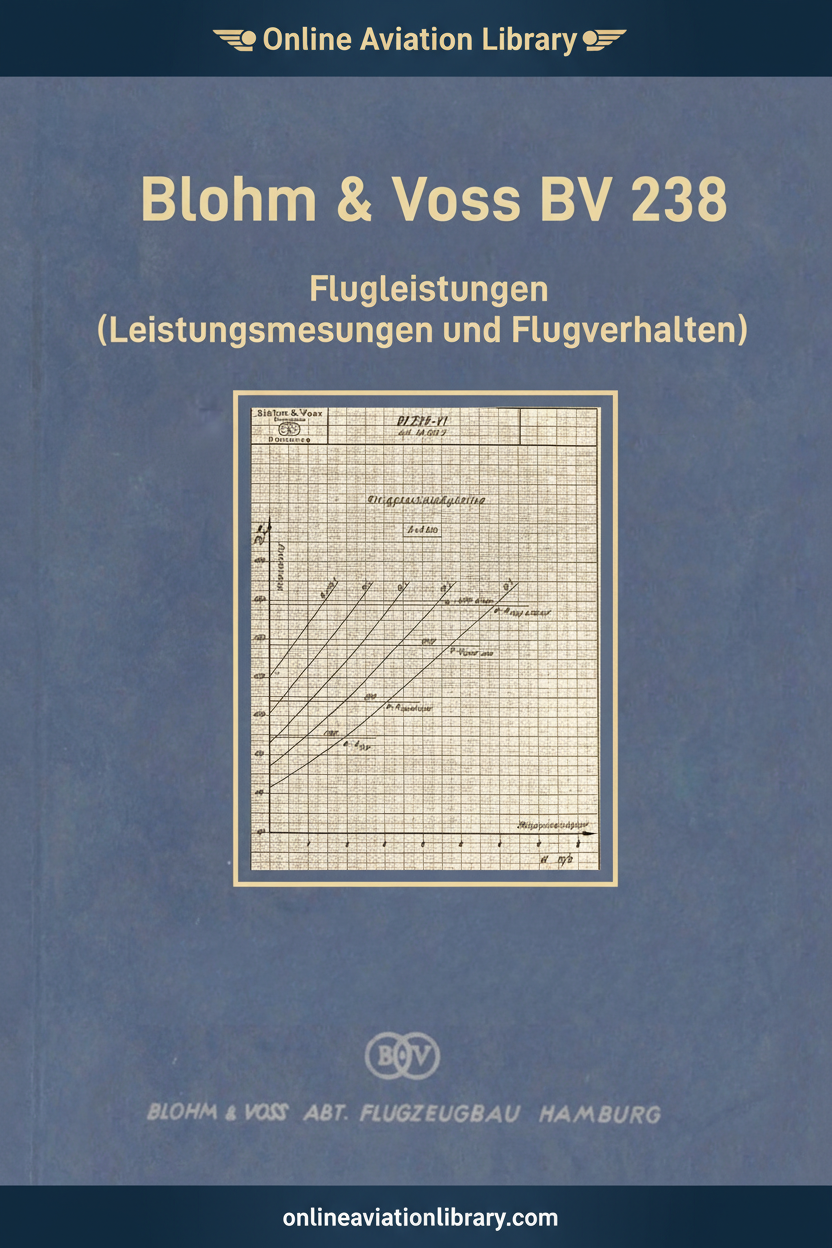 BV 238 Flugleistungen Cover Page