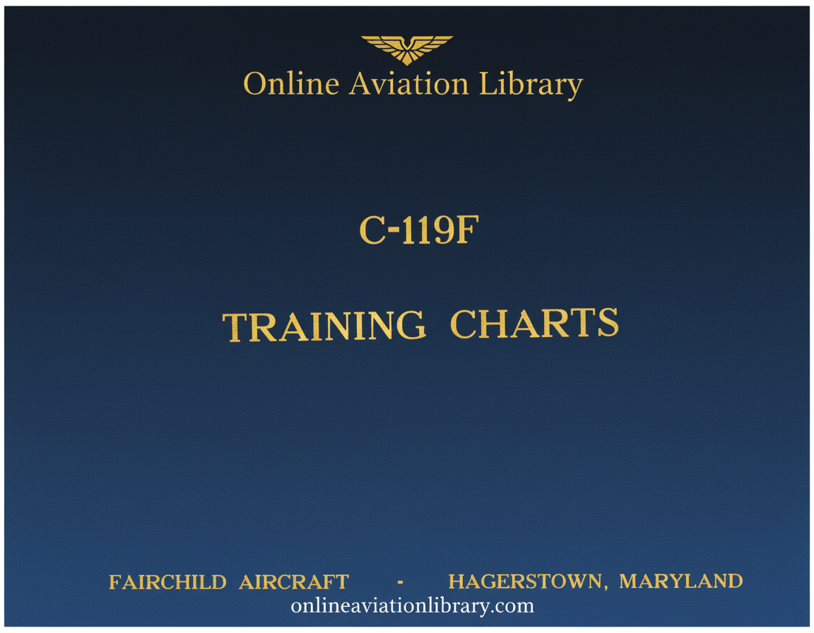 C-119F Training Charts Cover Page