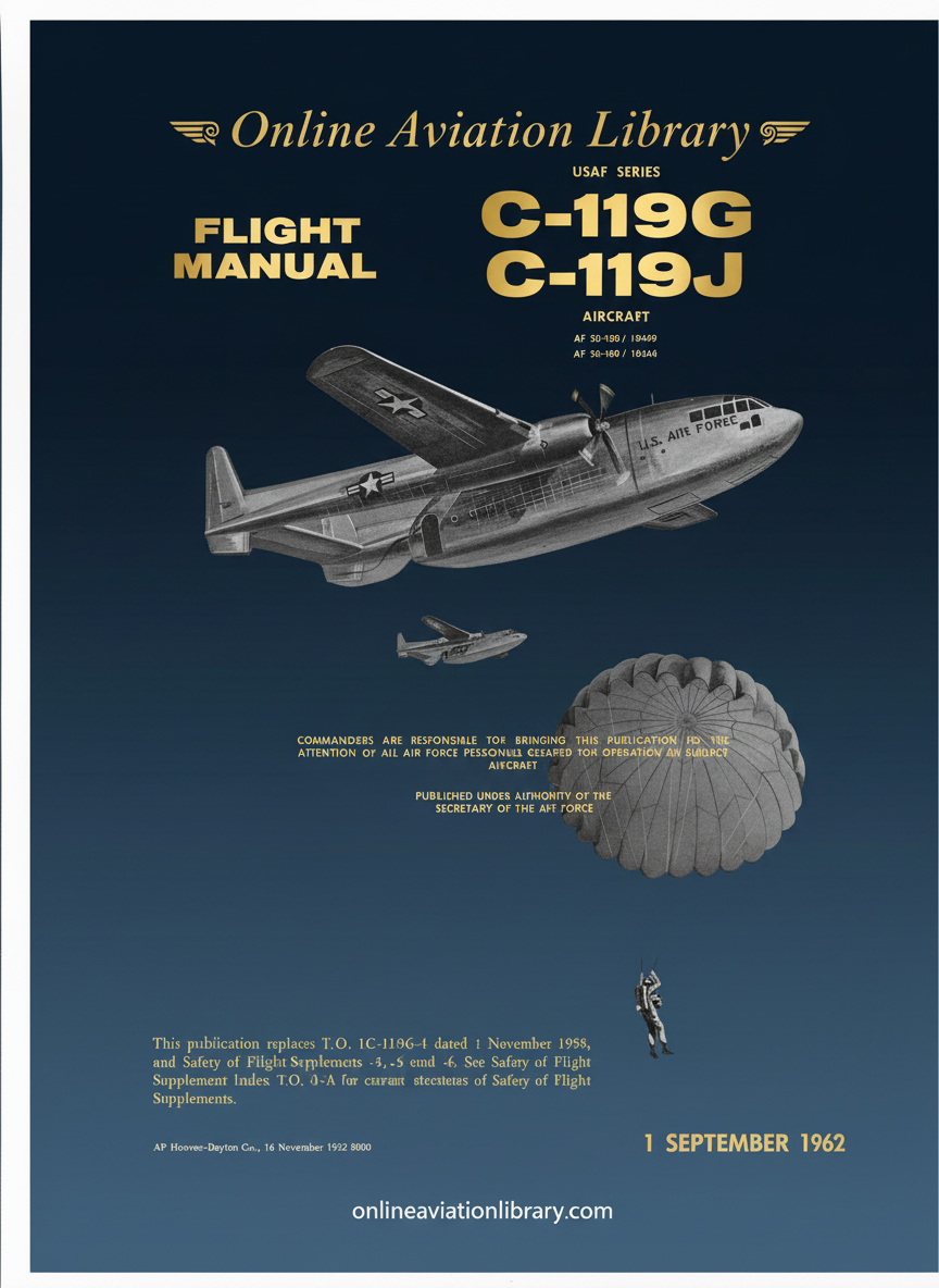 C-119G/C-119J Flight Manual Cover Page