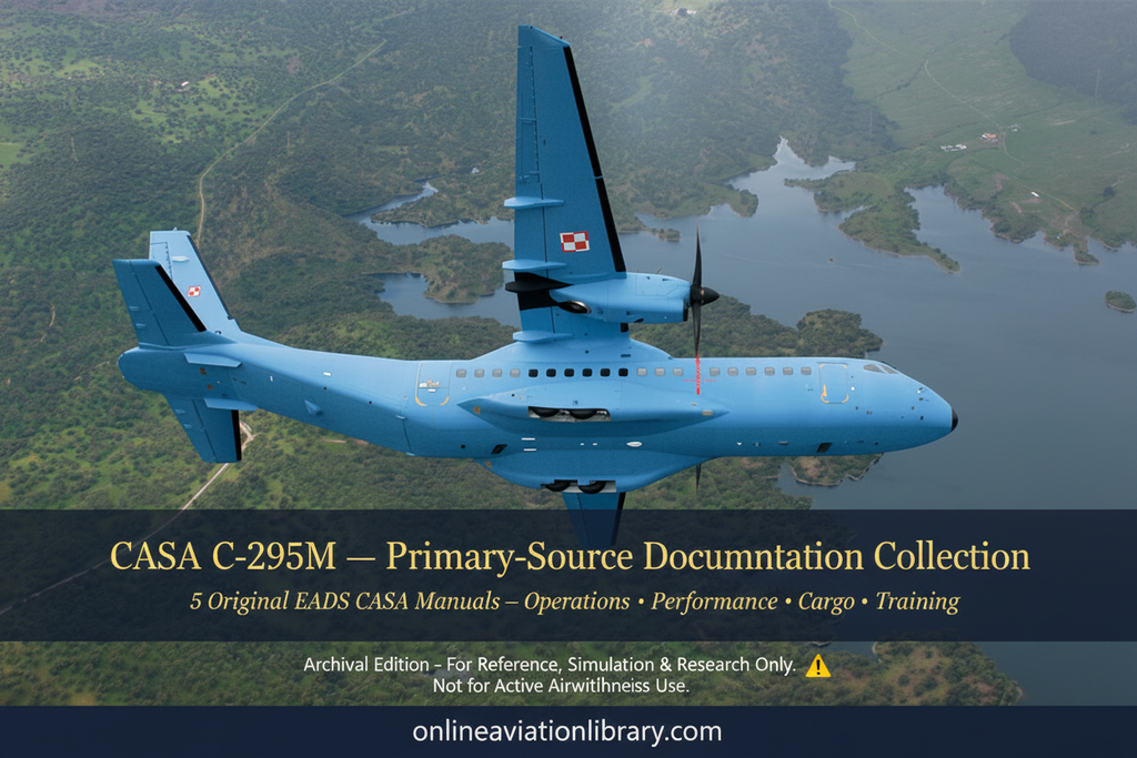 C-295M Banner 5 — Blue Livery Aerial