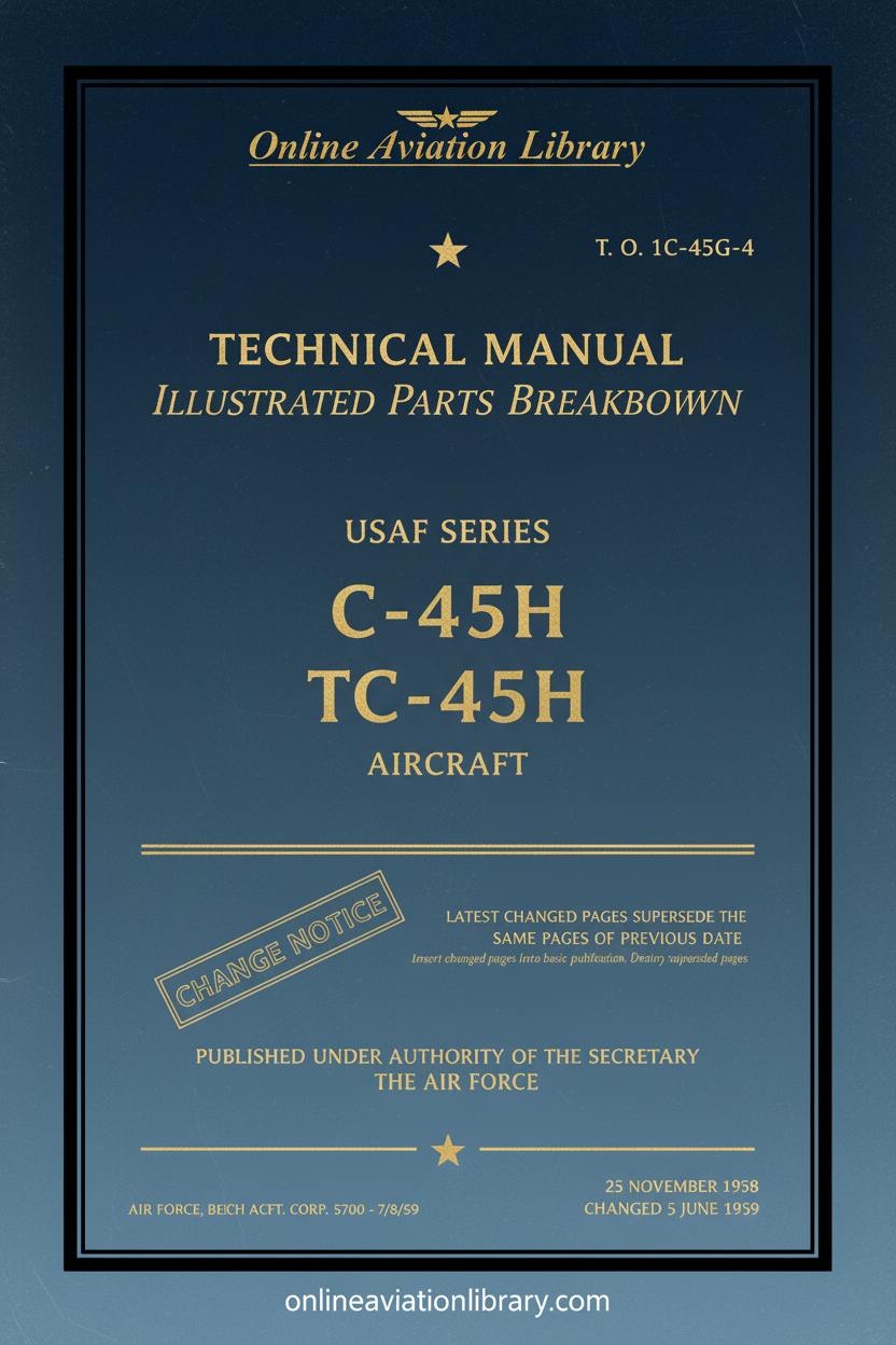 C-45H TC-45H Technical Manual Cover