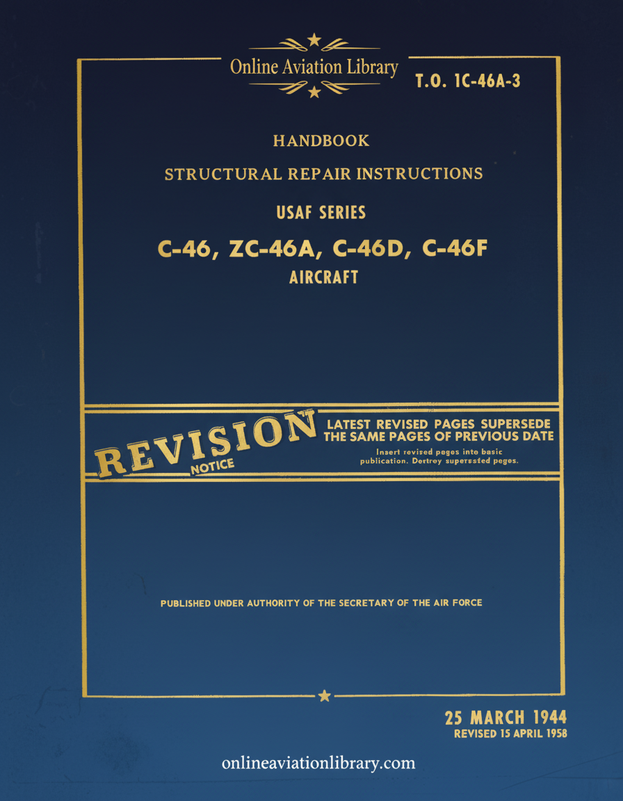 C-46 Series Structural Repair Instructions Handbook Cover Page