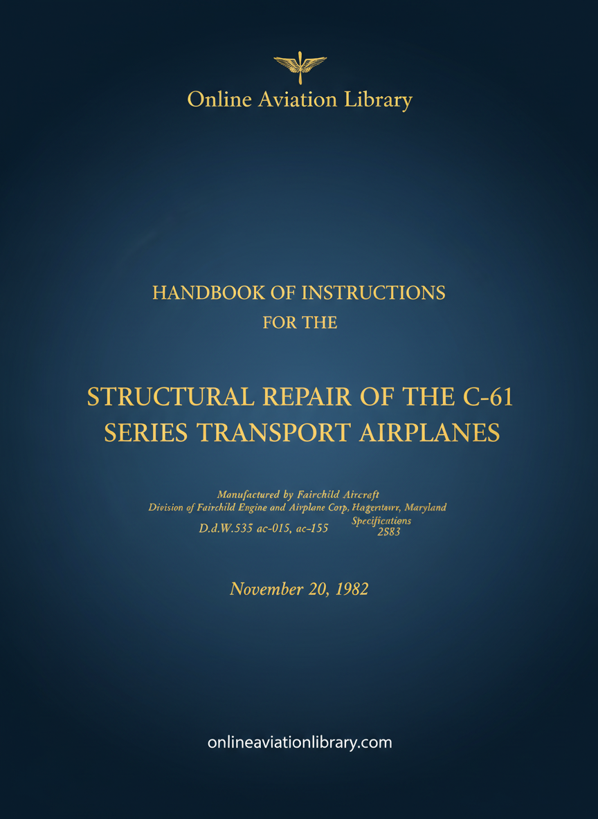 C-61 Structural Repair Handbook Cover Page