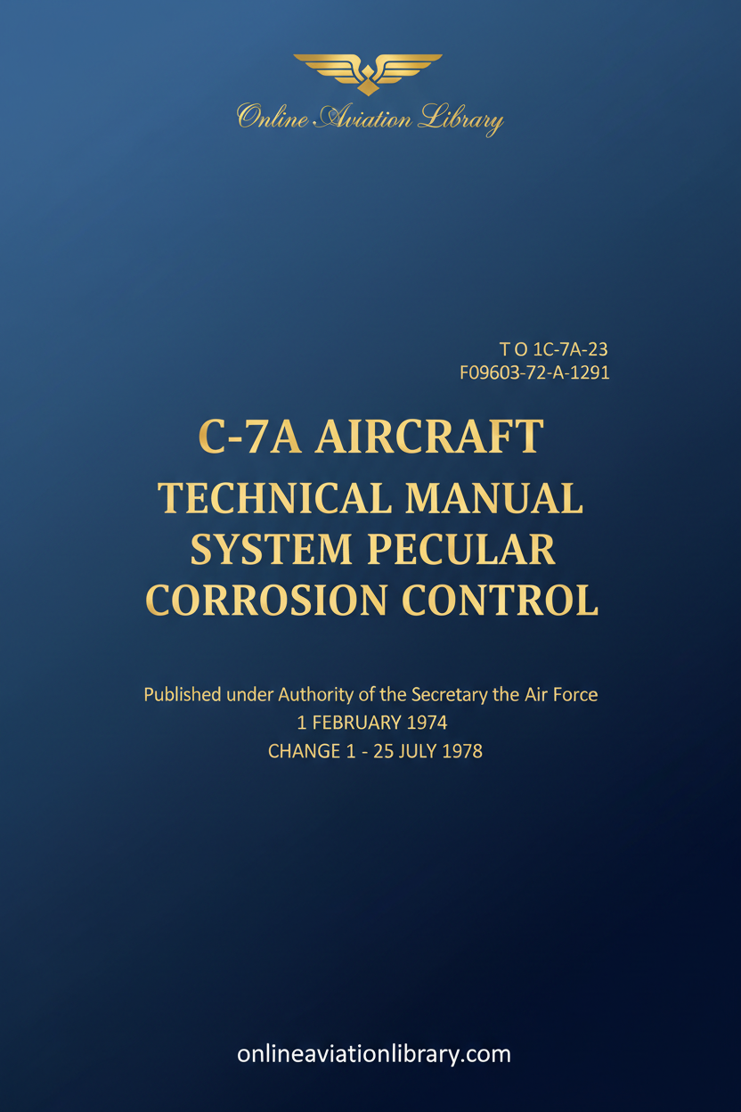 C-7A Corrosion Control Technical Manual Text-Only Cover Page