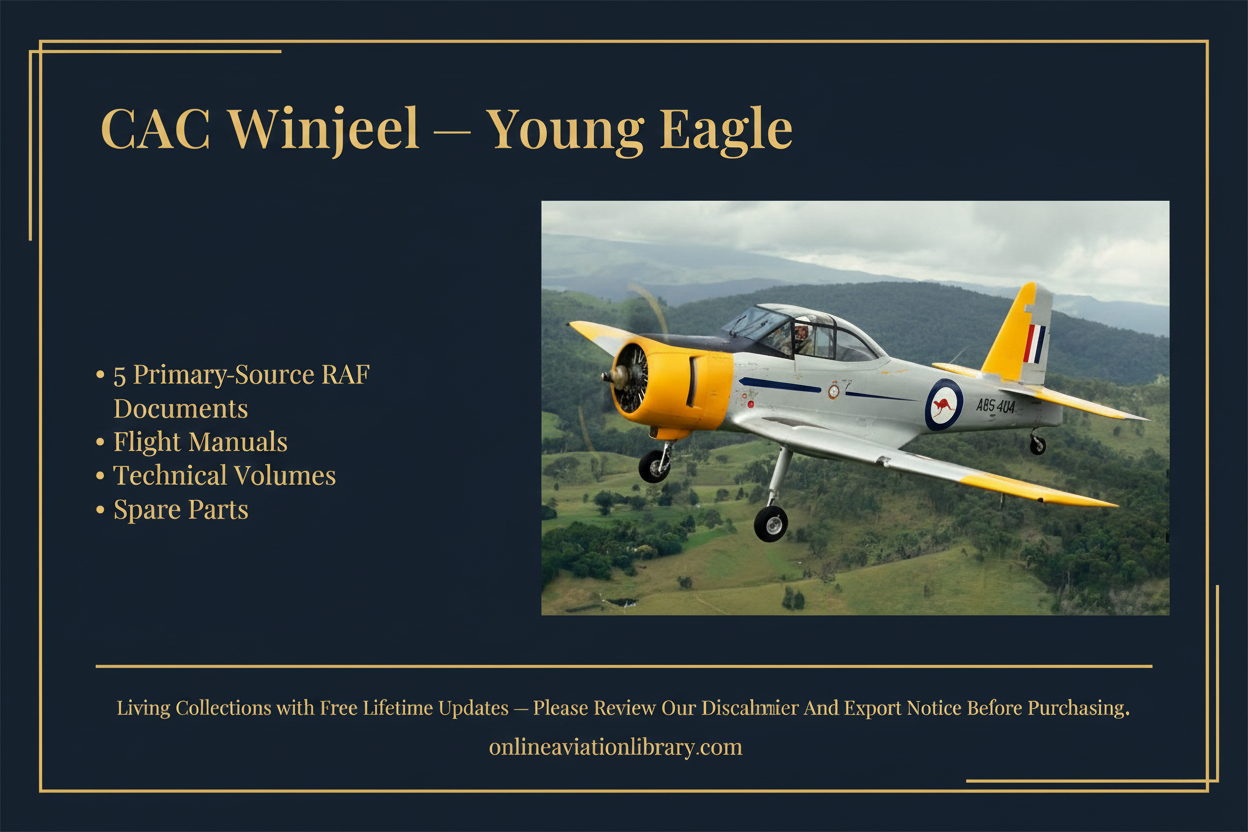 CAC Winjeel Yellow Livery Banner