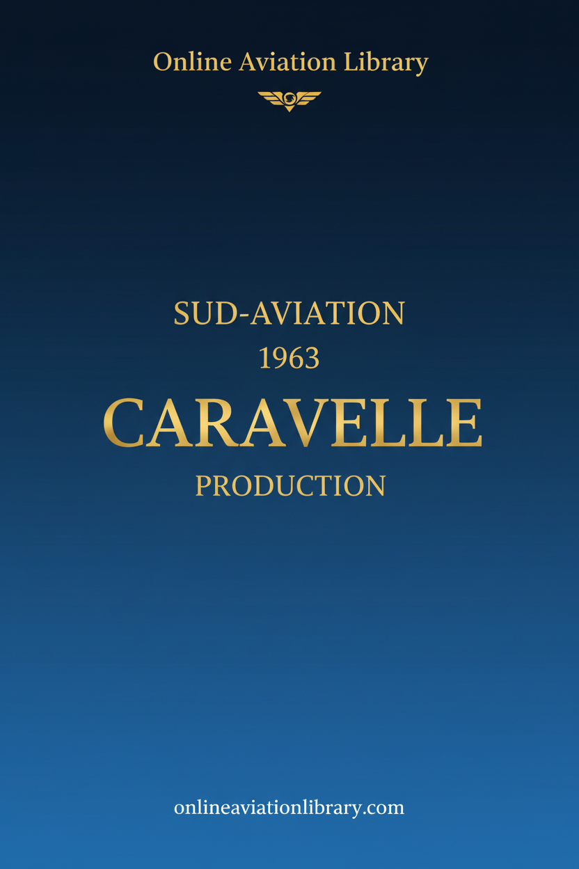 Caravelle Production Standard Cover Page