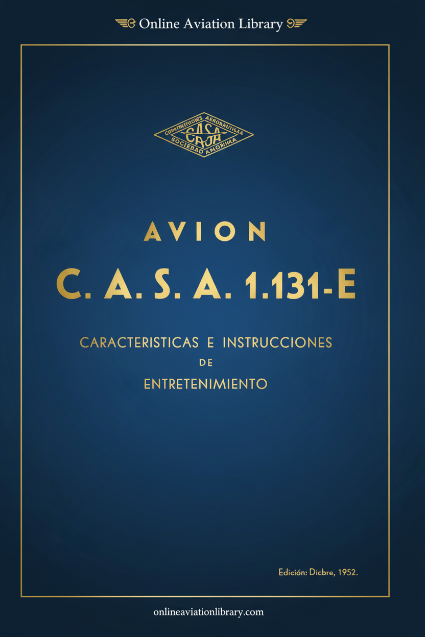 CASA 1.131-E Manual Cover Page