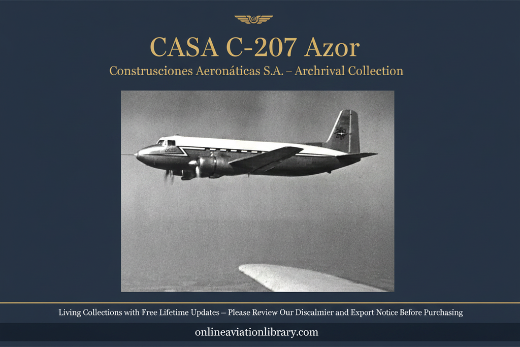 CASA C-207 Azor — Aerial