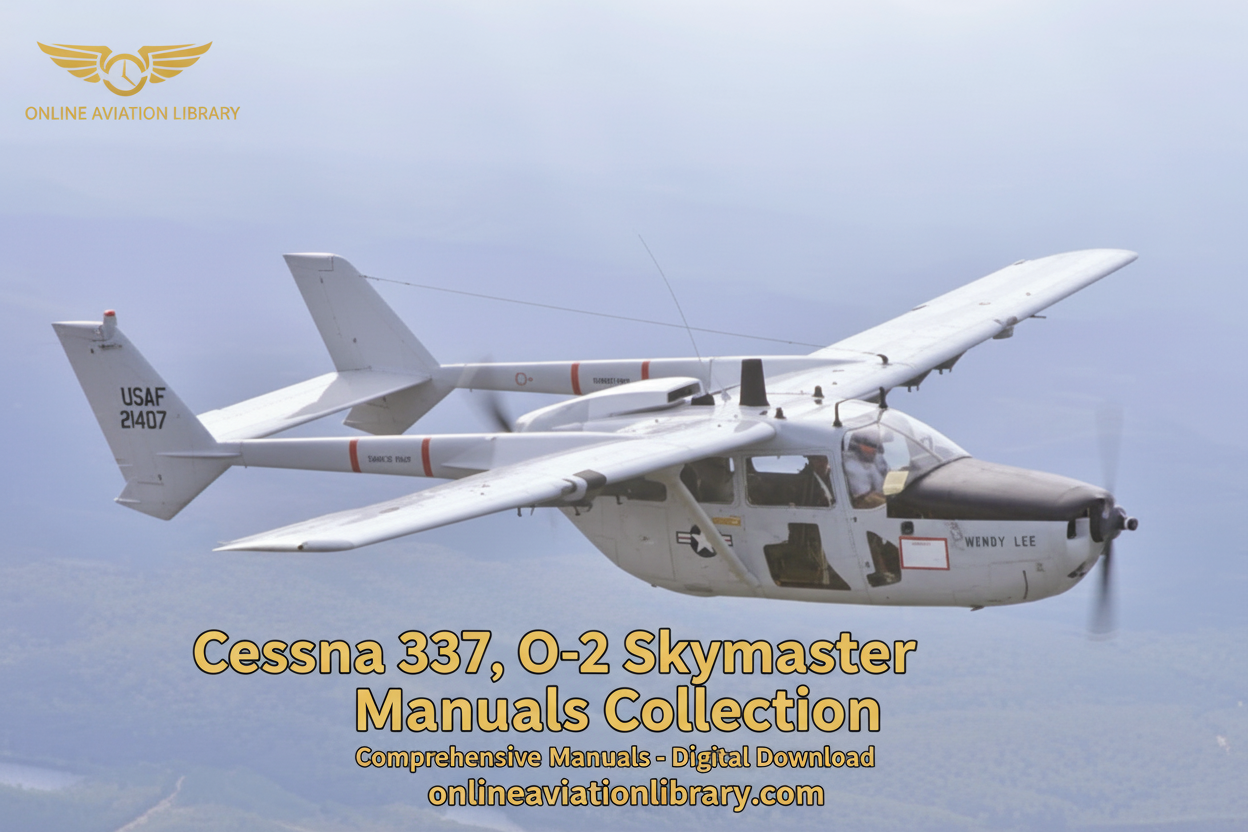Cessna 337, O-2 Skymaster Manuals Collection Facebook Banner