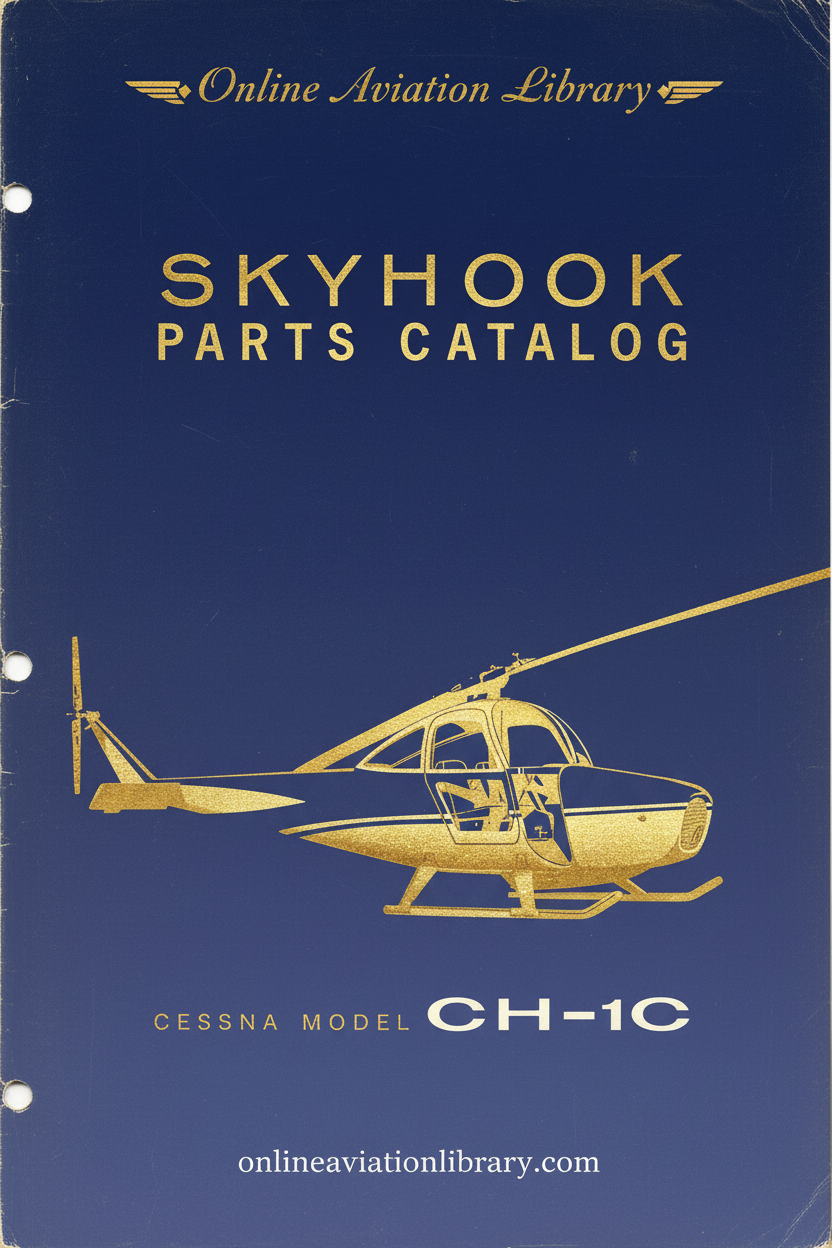 Cessna Skyhook CH-1C Parts Catalog Cover
