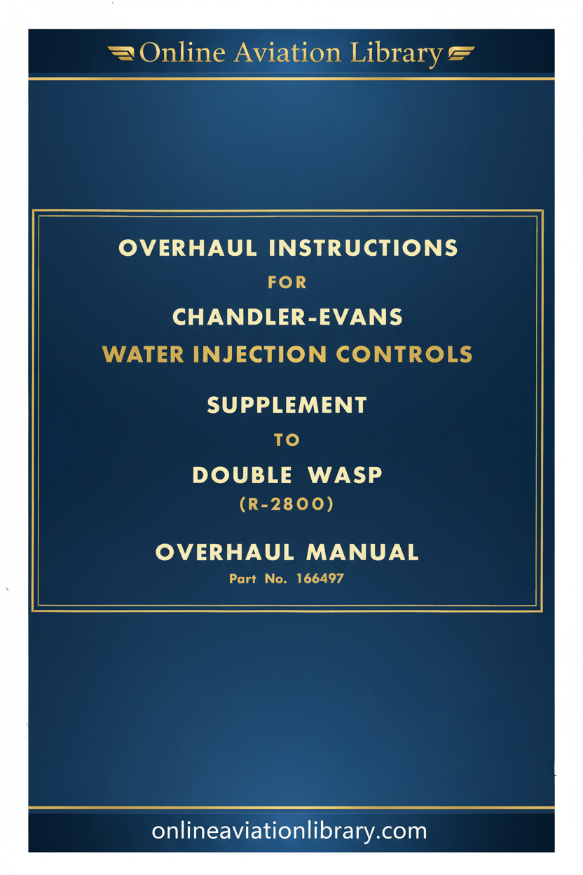 Chandler-Evans Water Injection Controls