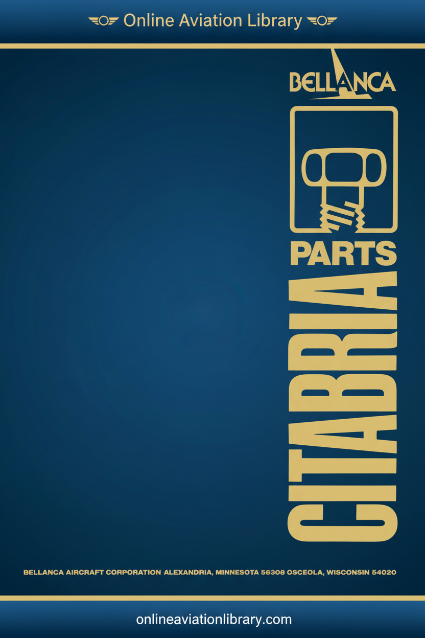 Citabria Parts Catalog Cover Clean - Blue Background