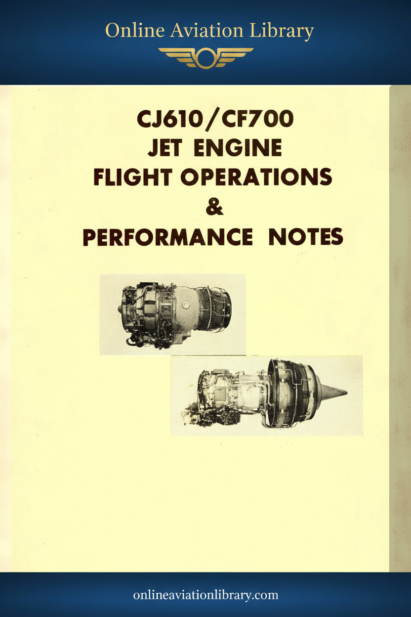 CJ610 CF700 Flight Operations Cover