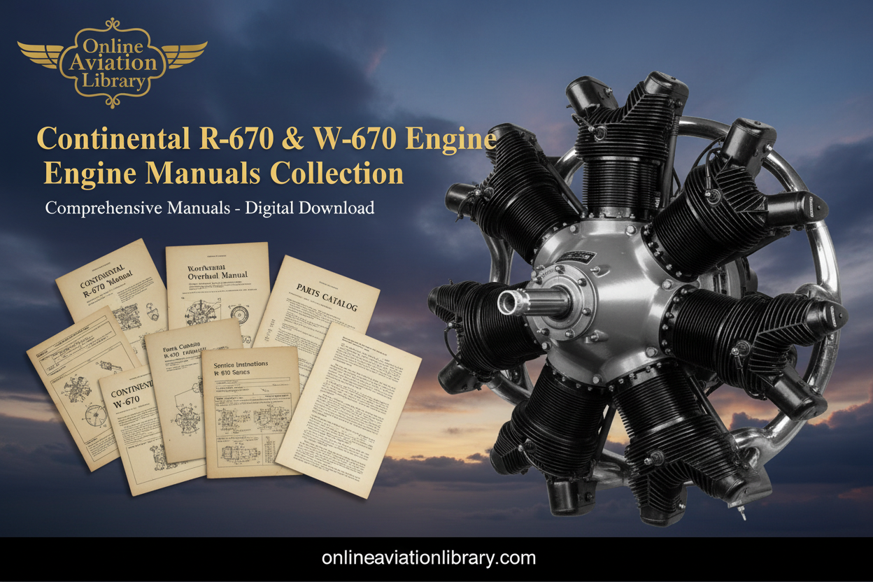 Continental R-670 W-670 Promotional Banner