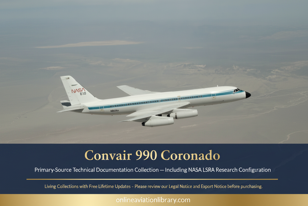 Convair 990 Coronado — NASA LSRA Banner