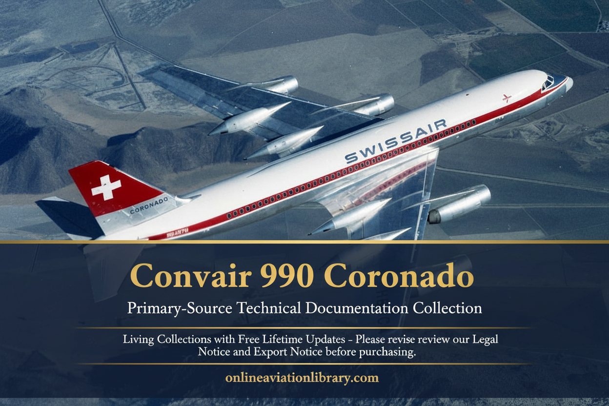 Convair 990 Coronado — Swissair Banner