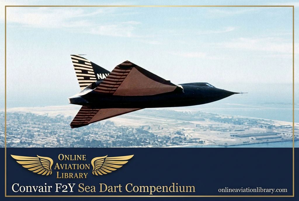 Convair F2Y Sea Dart Compendium banner with OAL logo