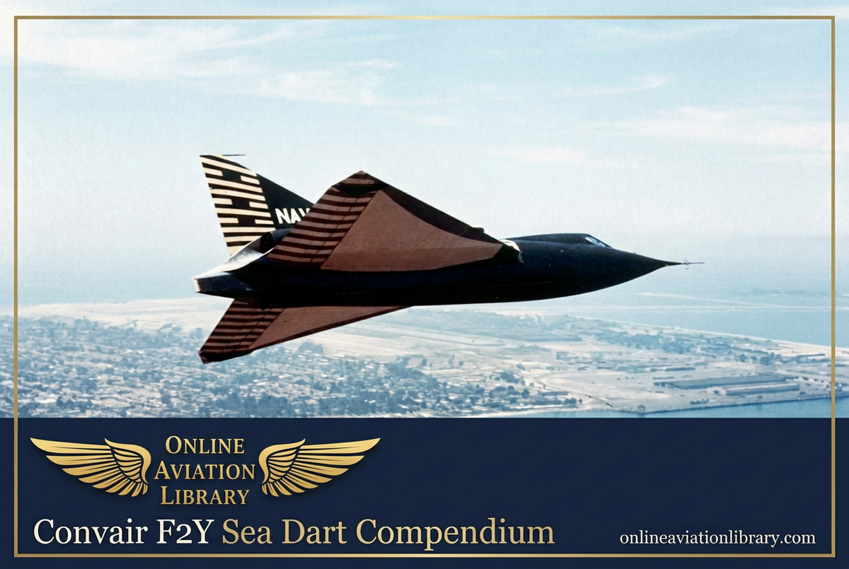Convair F2Y Sea Dart Compendium banner with OAL logo