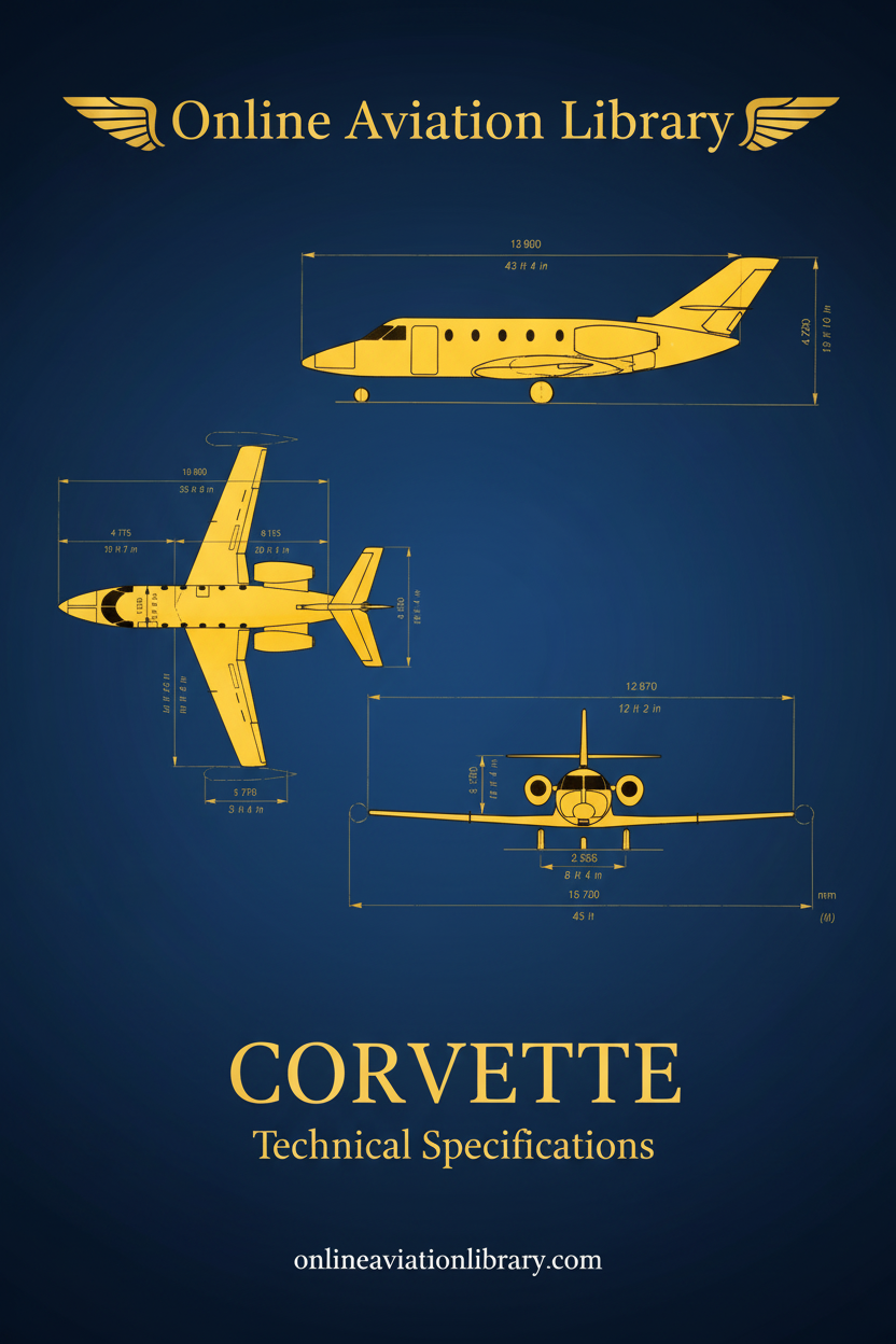 Corvette Technical Specifications Standard Cover Page