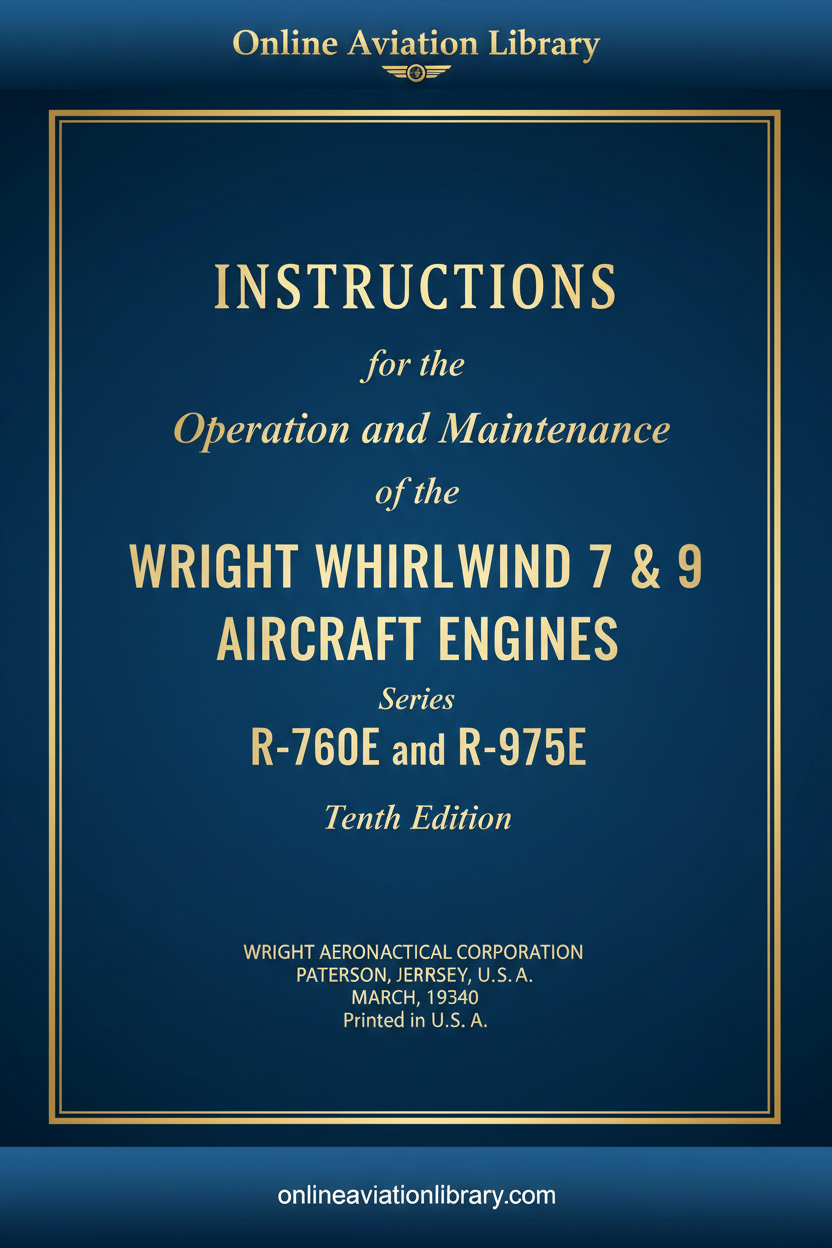 Cover 13 - R-760E R-975E Operation Maintenance 10th Ed 1940