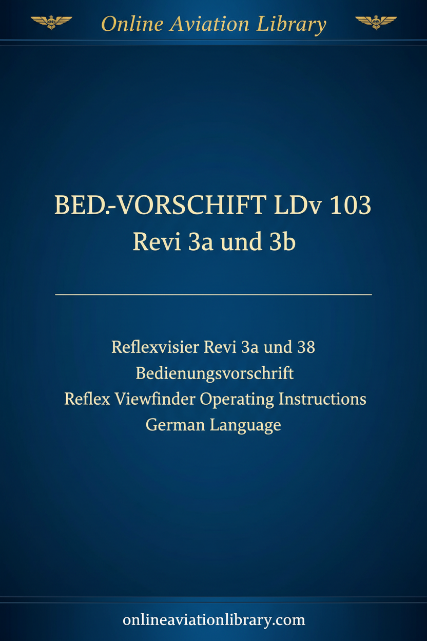 Cover 3 – Revi 3a/3b LDv 103