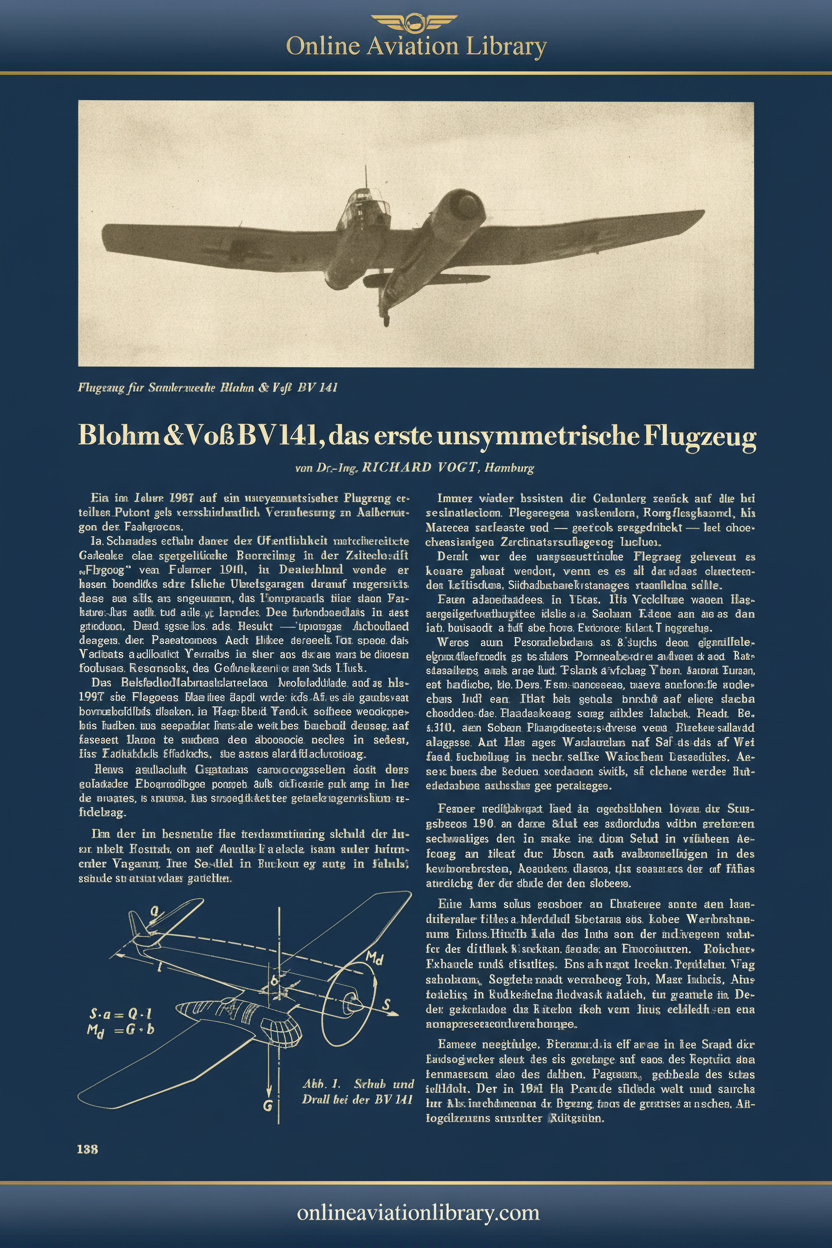 Cover - BV 141 Technical Publications