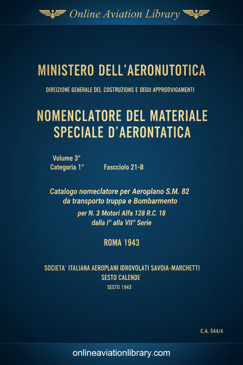 Cover - CN SM82 1943 1a-7a Serie V3