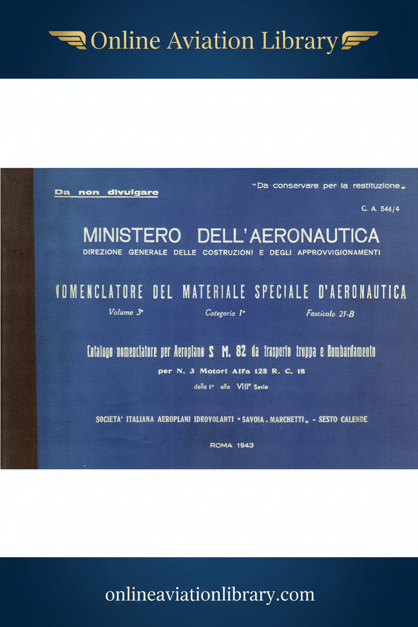 Cover - CN SM82 1943 1a-8a Serie