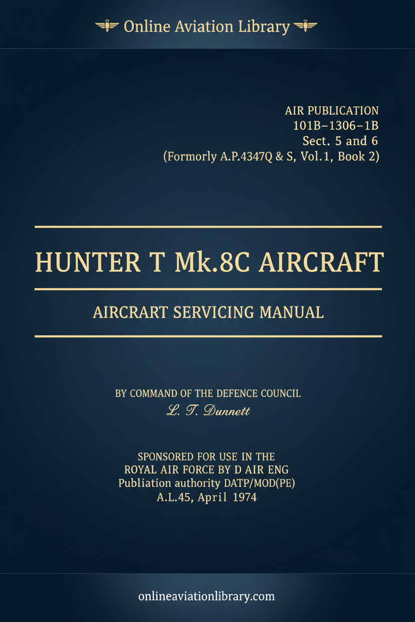 Cover - Hunter T Mk.8C Servicing Manual