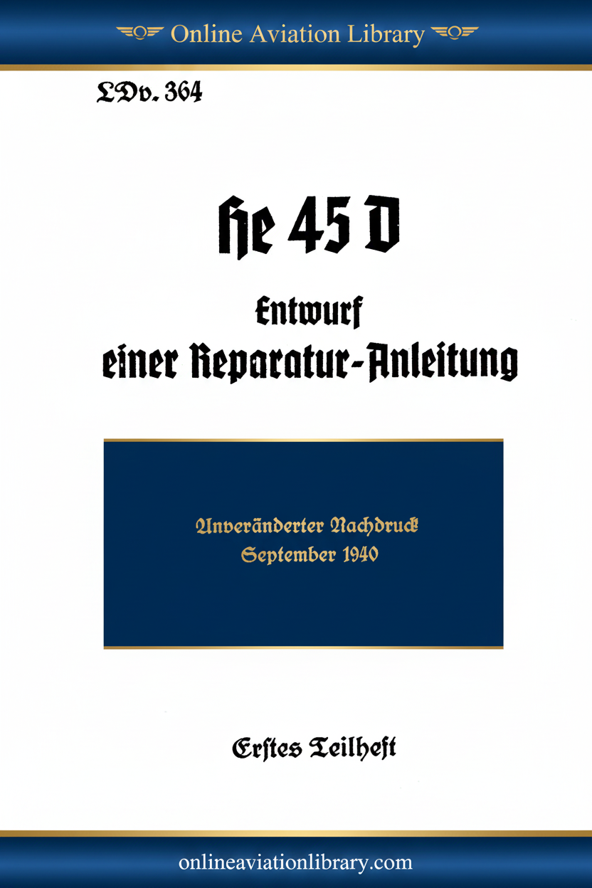 Cover - LDv 364 He 45 D Reparatur