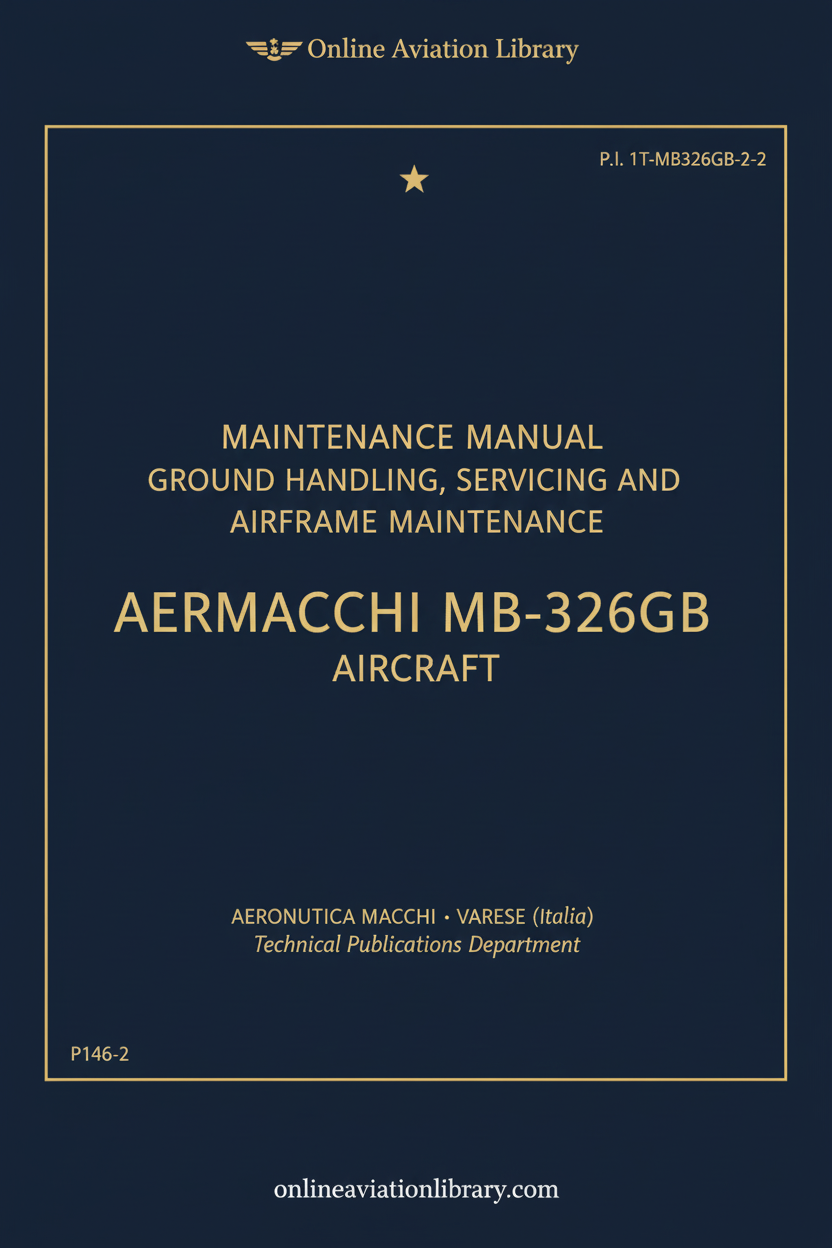 Cover Page 1 – Aermacchi MB-326GB Maintenance Manual Ground Handling