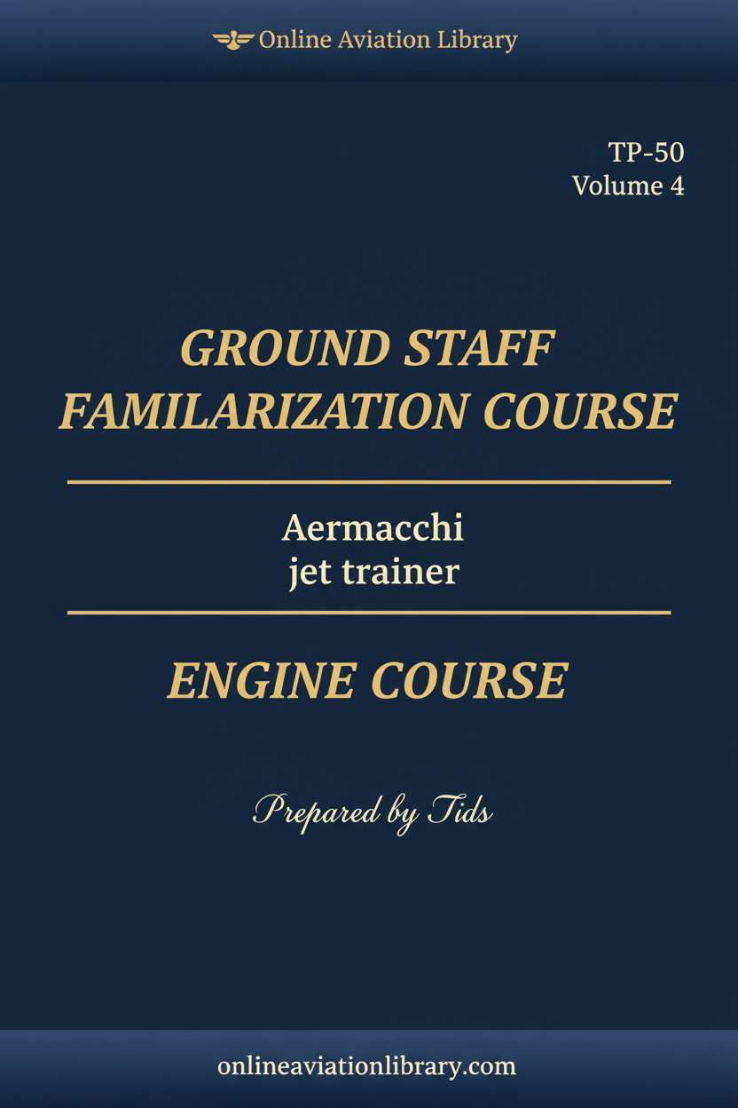Cover Page 1 – Ground Staff Familiarization Course Engine Course