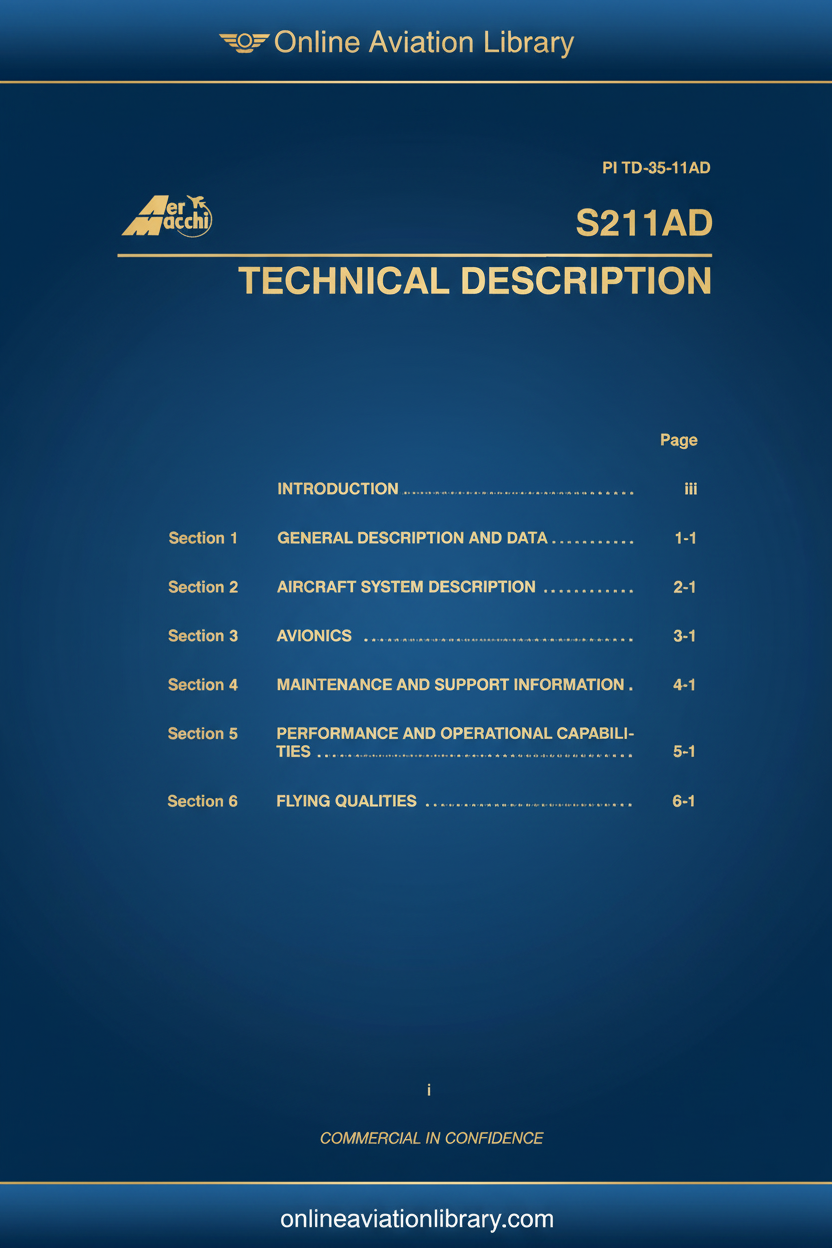 Cover Page 1 – S211AD Technical Description PI TD-35-11AD